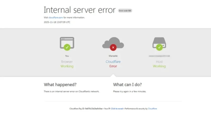 Une panne mondiale de Cloudflare secoue le Web...