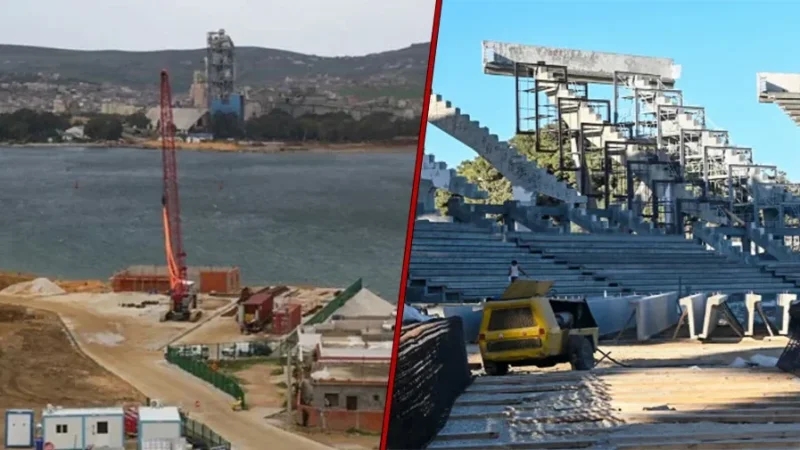 La construction du pont de Bizerte avance..le stade d'El Menzah suivra