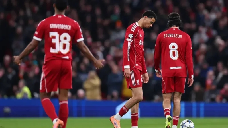 دوري أبطال أوروبا: أيندهوفن يسحق ليفربول برباعية في أنفيلد