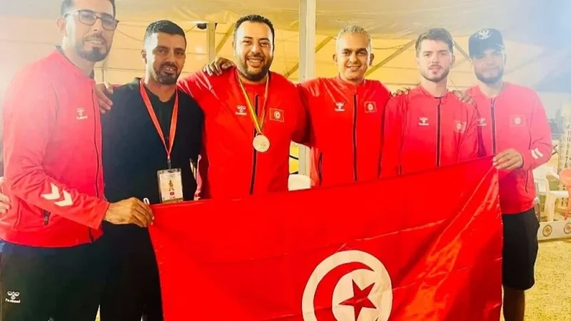 منتخب تونس للكرة الحديدية يتوج ببطولة إفريقيا في اختصاص الثلاثي