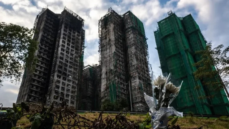 حريق هونغ كونغ: عدد القتلى يرتفع إلى 159