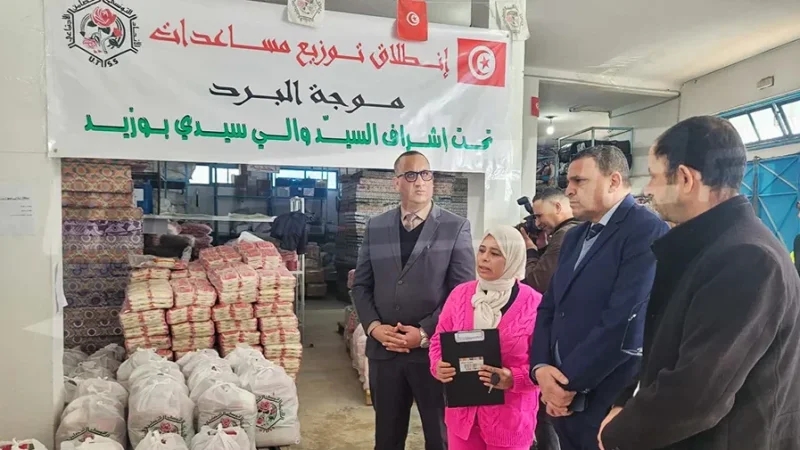 سيدي بوزيد: انطلاق توزيع مساعدات شتويه لفائدة 1150 عائلة مستحقة