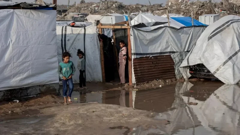 Gaza : au moins 13 morts après des pluies torrentielles