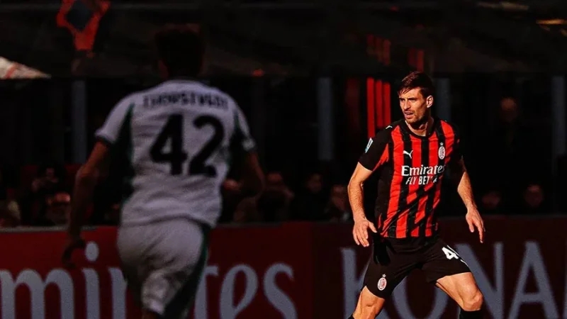 Serie A: L'AC Milan concède un mauvais match nul face à Sassuolo