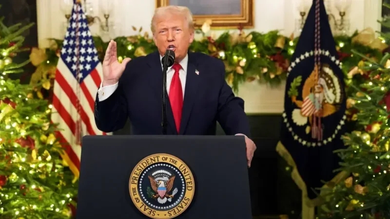 ترامب للأمريكيين: 'لديكم رئيس يجعل هذا البلد يعمل'