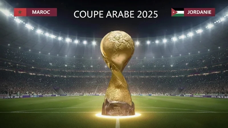 نهائي كأس العرب.. صراع اللقب بين طموح المغرب وحلم الأردن