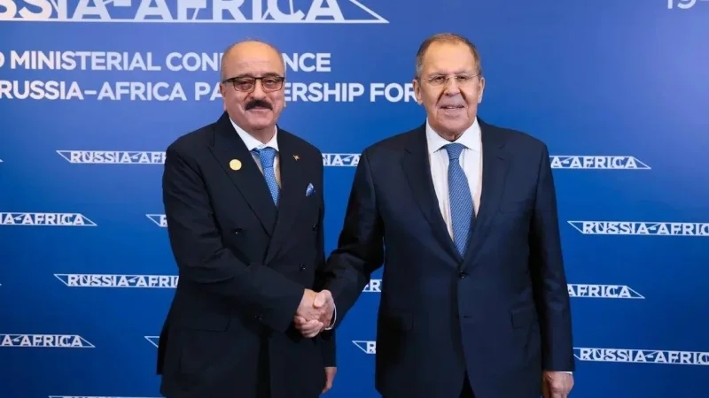 وزير الخارجية يلتقي عددا من نظرائه خلال مؤتمر روسيا-إفريقيا