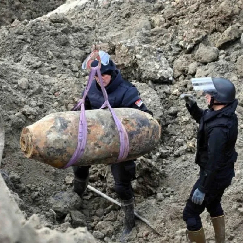 Belgrade: Une Bombe de la Seconde Guerre mondiale désamorcée