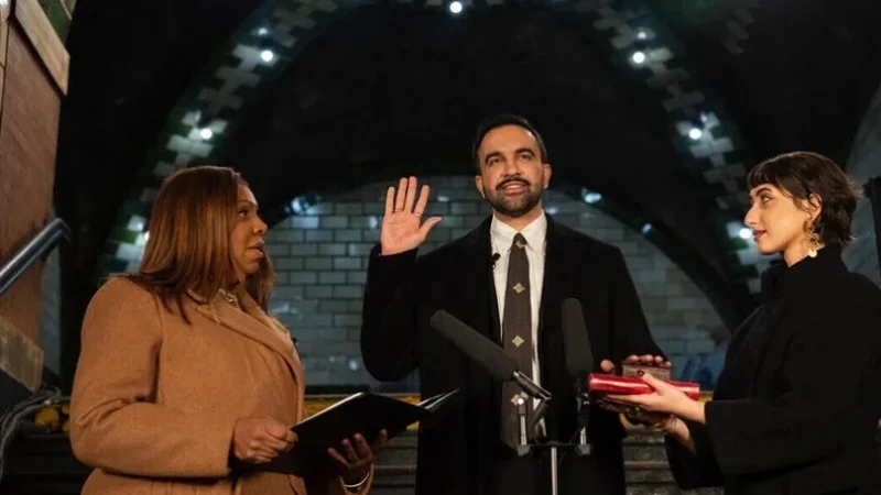 زهران ممداني يؤدي اليمين رئيسا لبلدية نيويورك