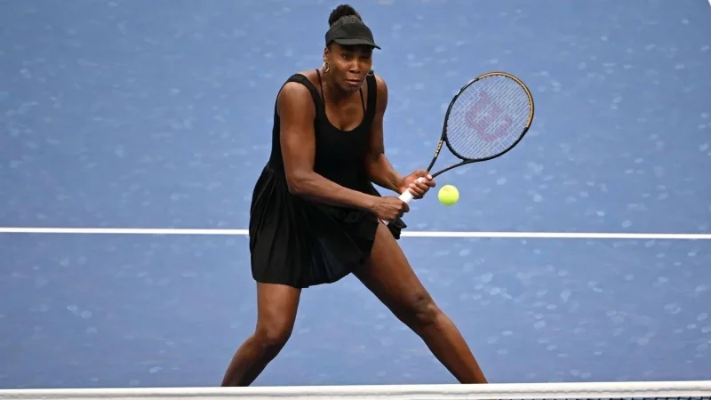 Venus Williams, la joueuse la plus âgée, à l'Open d'Australie