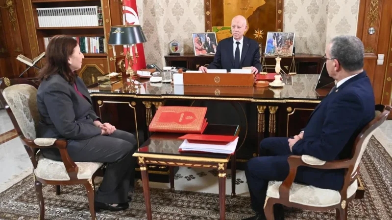 مخطط التنمية أبرز محاور لقاء قيس سعيّد برئيسة الحكومة ووزير الاقتصاد