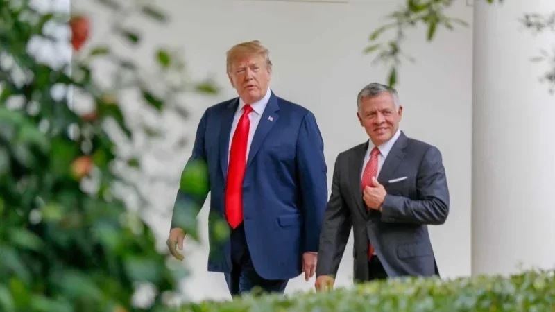 ملك الأردن يتلقى دعوة من ترامب للانضمام إلى مجلس السلام في غزة