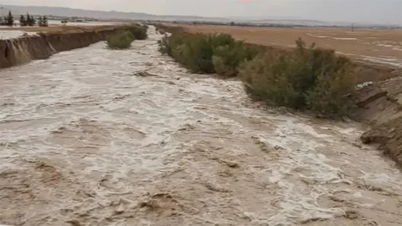 الهوارية: فيضان وادي سودان على مستوى بوكريم..وتتالي نداءات النجدة