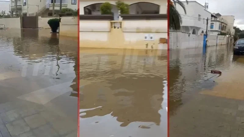 متساكنو الزهراء يُطالبون بفتح الطرقات الغارقة بالمياه