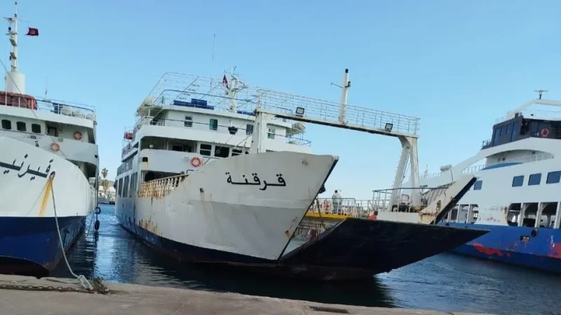 إلغاء سفرتين لللود الرابط بين صفاقس وقرقنة بسبب التقلبات الجوية