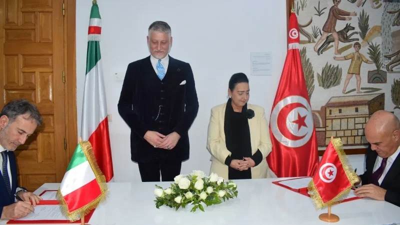 توقيع اتفاقية شراكة بين تونس وإيطاليا في مجال حماية التراث