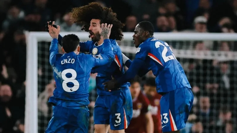 تشيلسي يقلب الطاولة على وست هام في قمة لندن