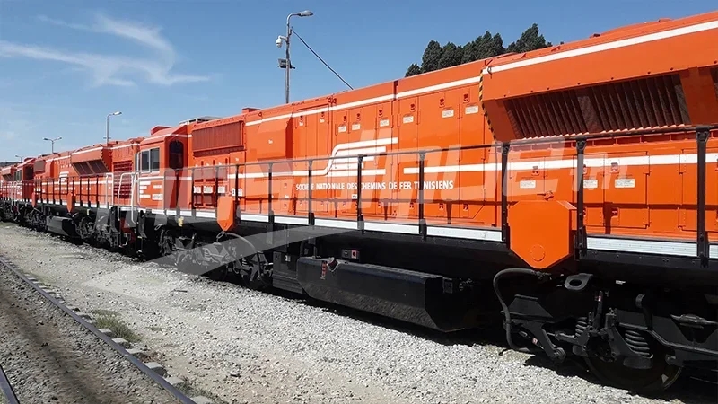 مشروع قرض بـ153 مليون دينار لتجديد الشبكة الحديدية لنقل الفسفاط