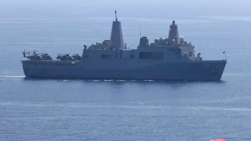 سفن حربية أمريكية تصل قبالة سواحل هايتي