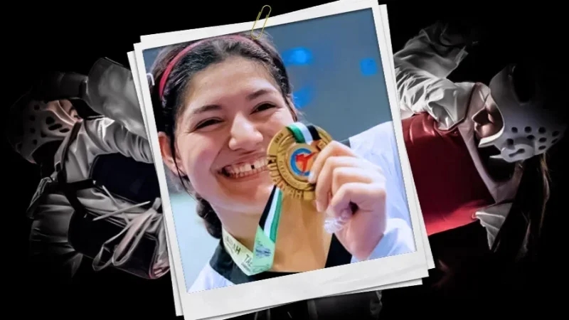 ميدالية ذهبية لإيلاف علية في دورة الفجيرة الدولية للتايكواندو