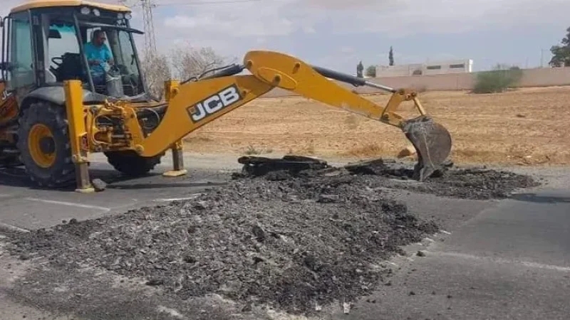 معتمدية قفصة الجنوبية: حملة لإزالة 62 مخفض سرعة عشوائي