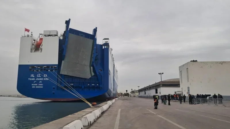 Transport public: La première livraison des bus chinois à quai