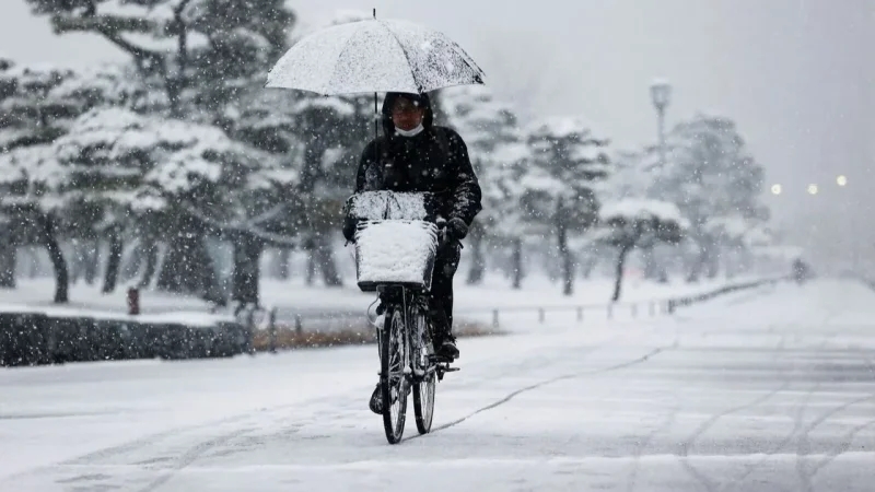 العواصف الثلجية في اليابان تودي بحياة 46 شخصا