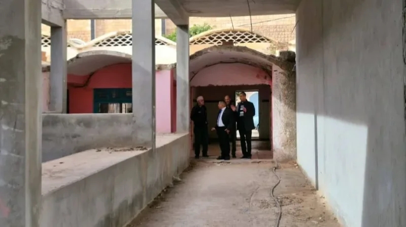 استئناف أشغال السوق البلدي بغمراسن بعد توقفها لسنوات