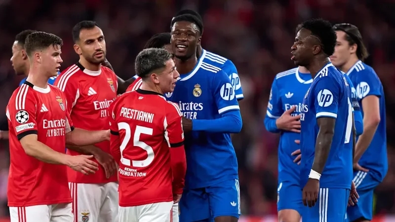 إيقاف لاعب بنفيكا بريستياني قبل مواجهة ريال مدريد