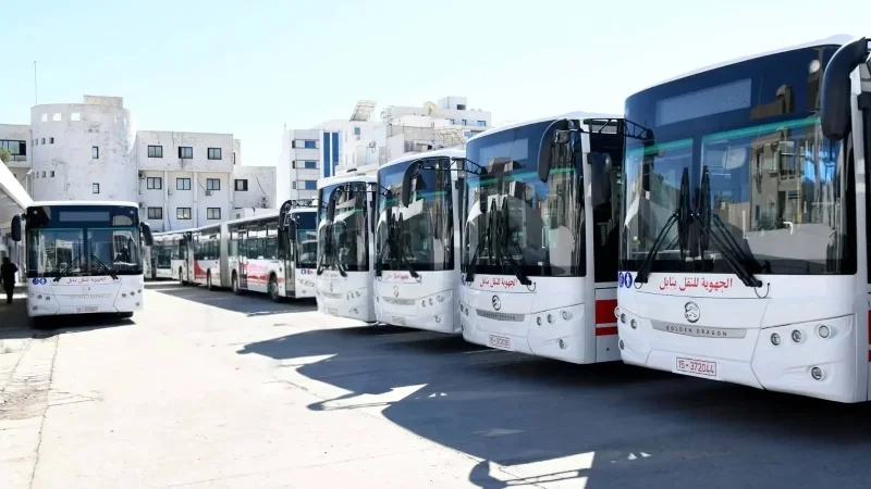 تعزيز أسطول الشركة الجهوية للنقل بنابل بـ27 حافلة مزدوجة