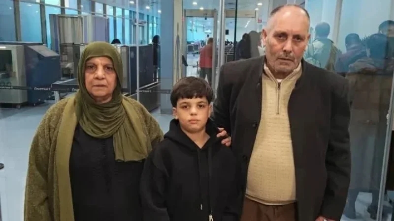 تونس تستقبل الطفل الفلسطيني الجريح خليل أبو دقة لتلقي العلاج