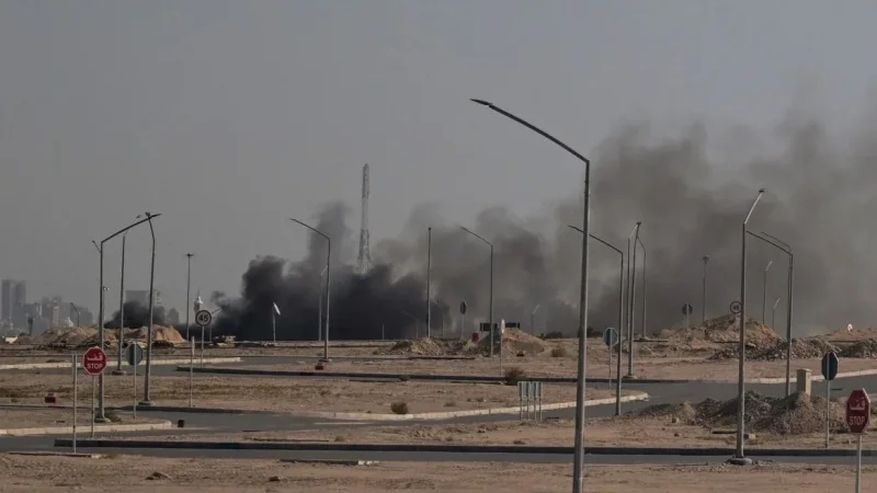 دوي انفجارات قرب مطار اربيل شمال العراق