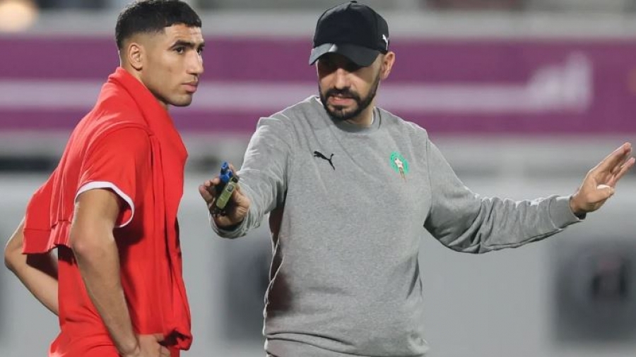 الركراكي يدعم حكيمي بعد تهمة الاغتصاب: 'نحن وراء أشرف..'