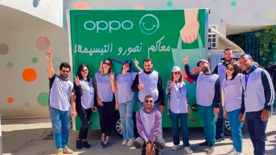 OPPO  تدعم موارد الجمعيّة التّونسية  إبتسامة للجميع 