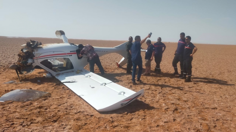 Tozeur : Deux morts suite au crash de deux avions légers