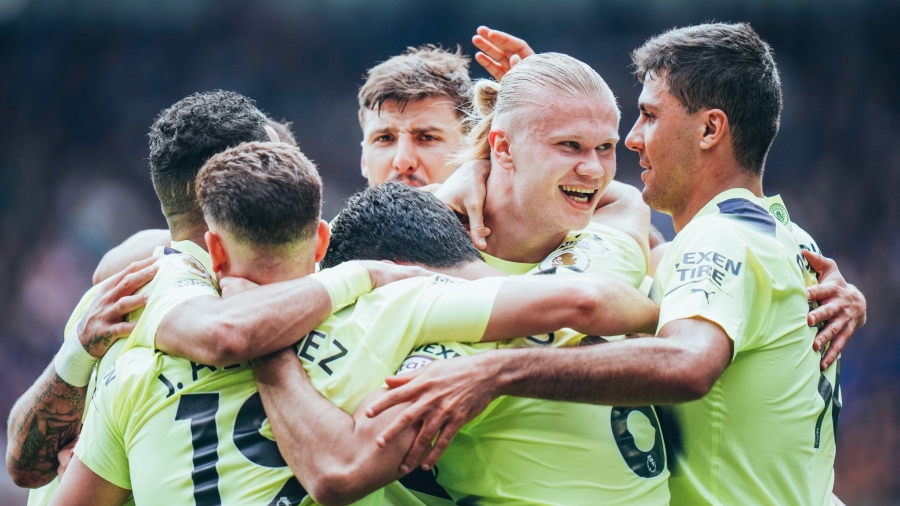 Premier League : Les Cityzens dominent Everton