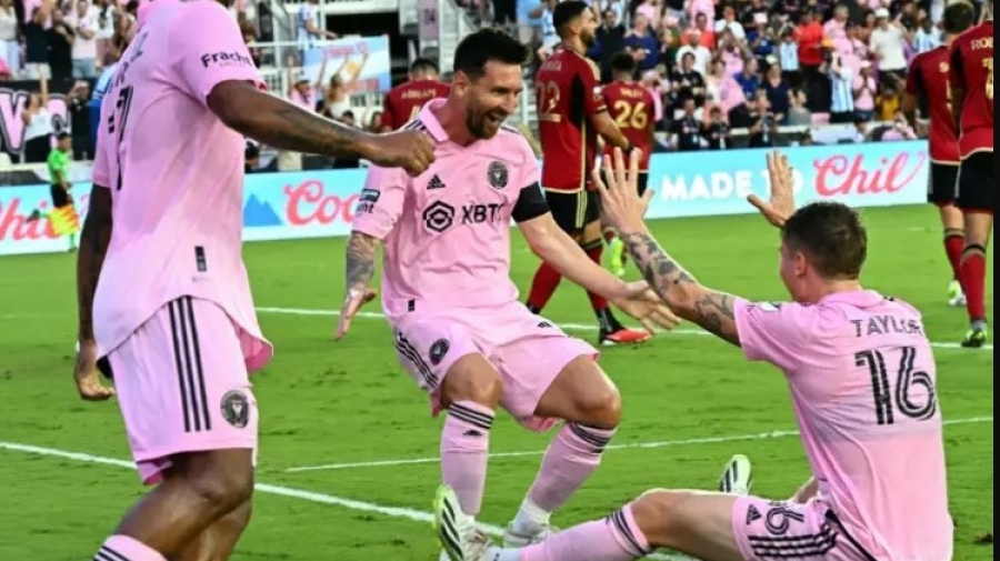 Messi auteur d'un doublé pour son 2e match avec l'Inter Miami