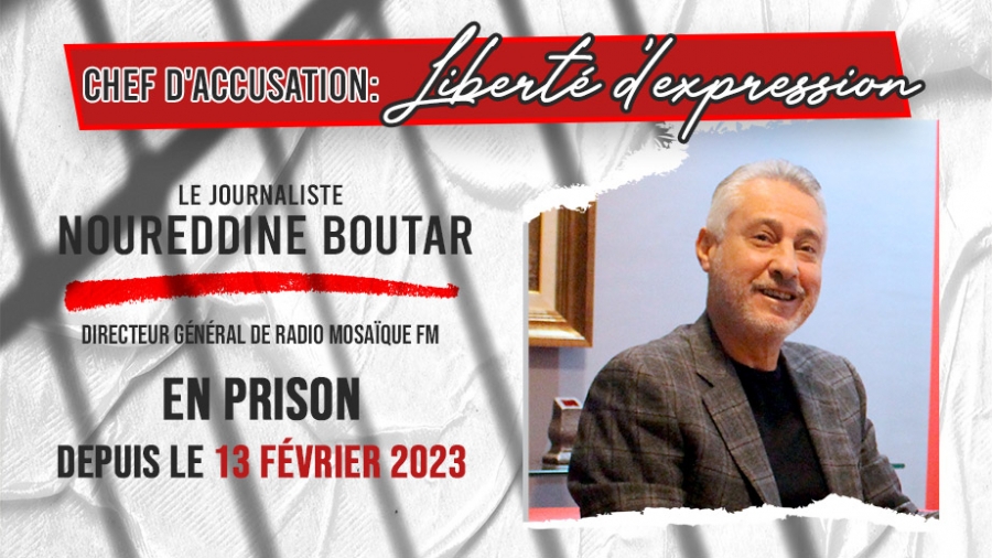 Noureddine Boutar, 50 jours en prison...sous quelle inculpation ?