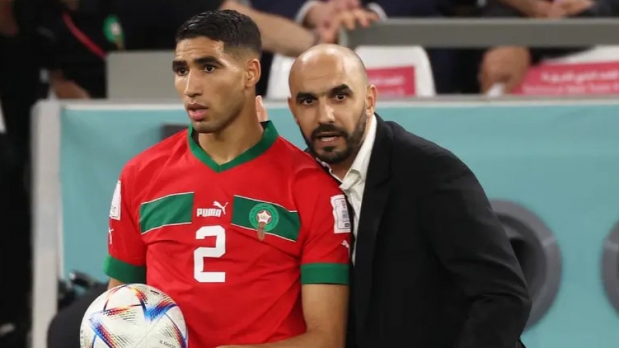 Maroc: Le sélectionneur Walid Regragui soutient Achraf Hakimi