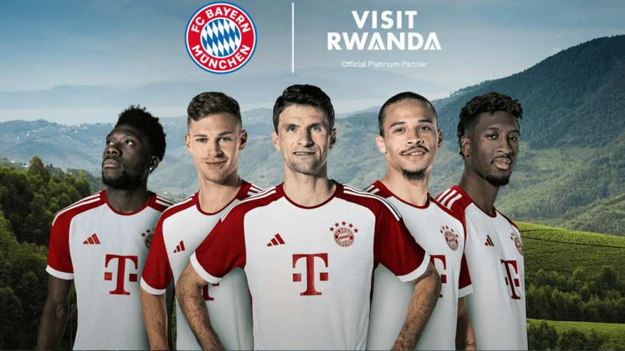 Après Arsenal et le PSG, le Rwanda signe un partenariat avec le Bayern