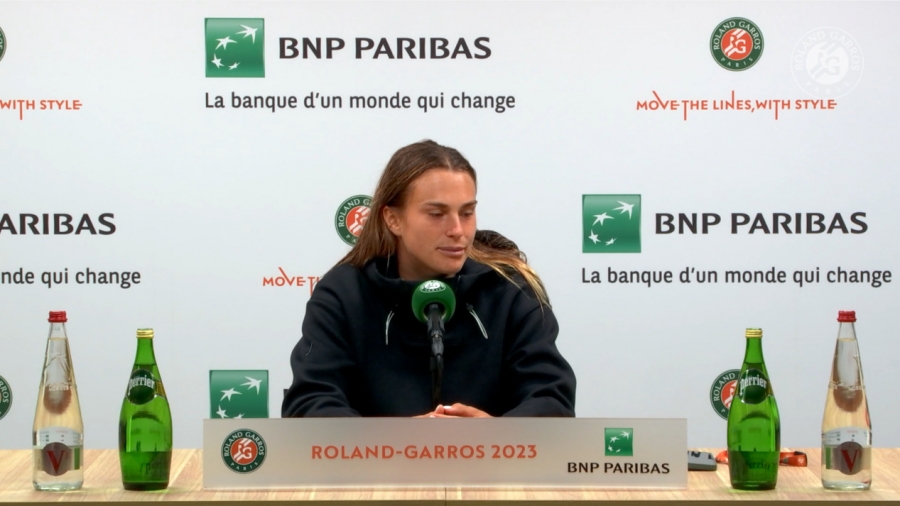 Roland-Garros: Les organisateurs ''épargnent'' Sabalenka...