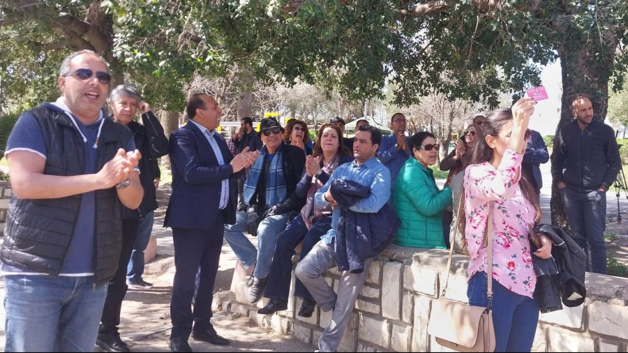 Sit-in de solidarité avec Arfaoui et Boughaleb 