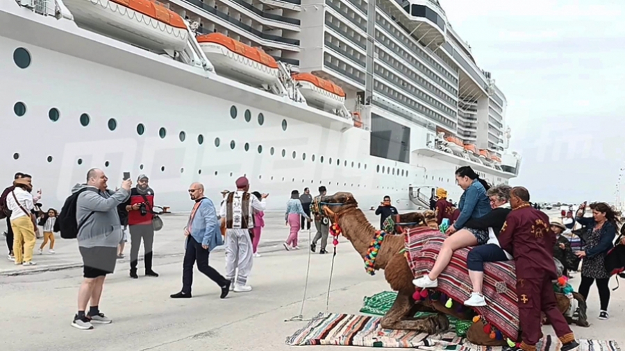 La Goulette: Arrivée de 5500 croisiéristes