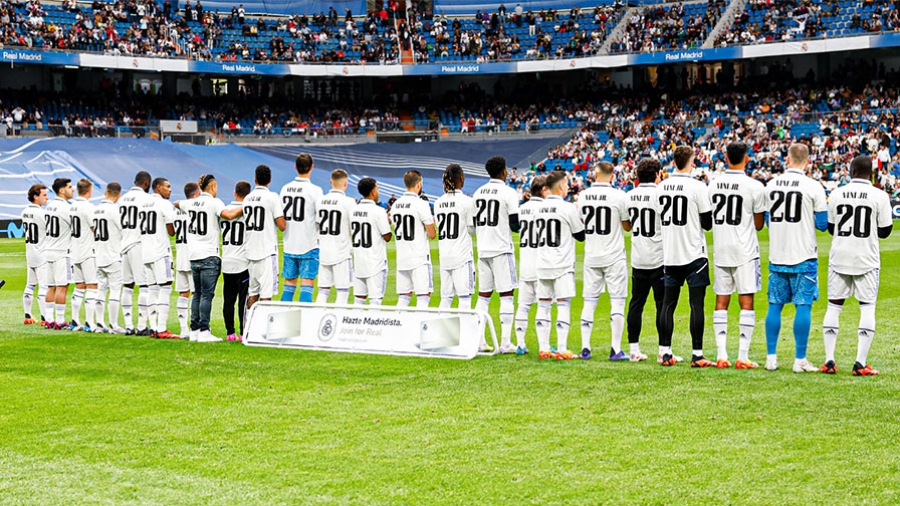 Liga : Tous les joueurs du Real avec des maillots de Vinicius Jr