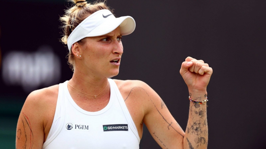 Wimbledon: Vondrousova première qualifiée pour les quarts de finale