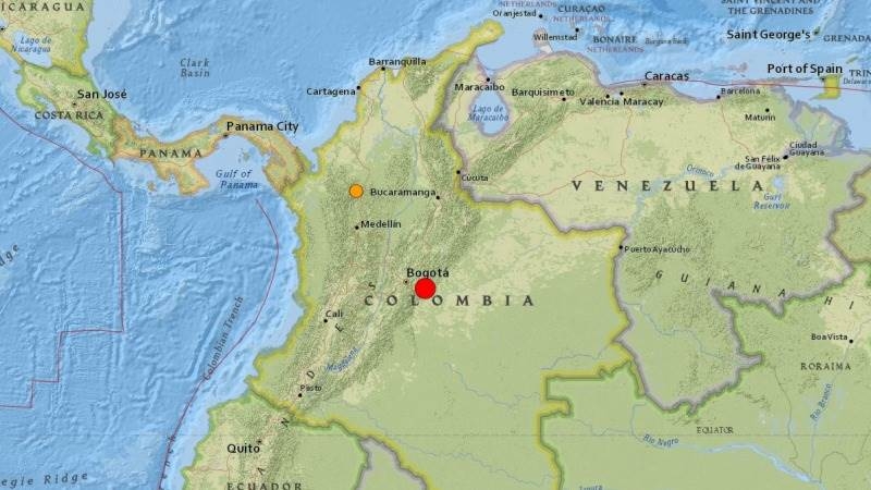 Colombia struck by 6.3-magnitude earthquake