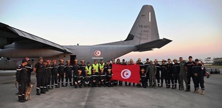 Tunisia – Return of Tunisian rescue team which was in Derna