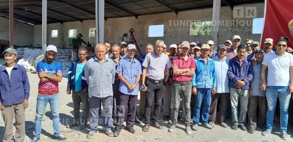 Tunisia-Beja: 3-day strike in a milk production company (Photos)