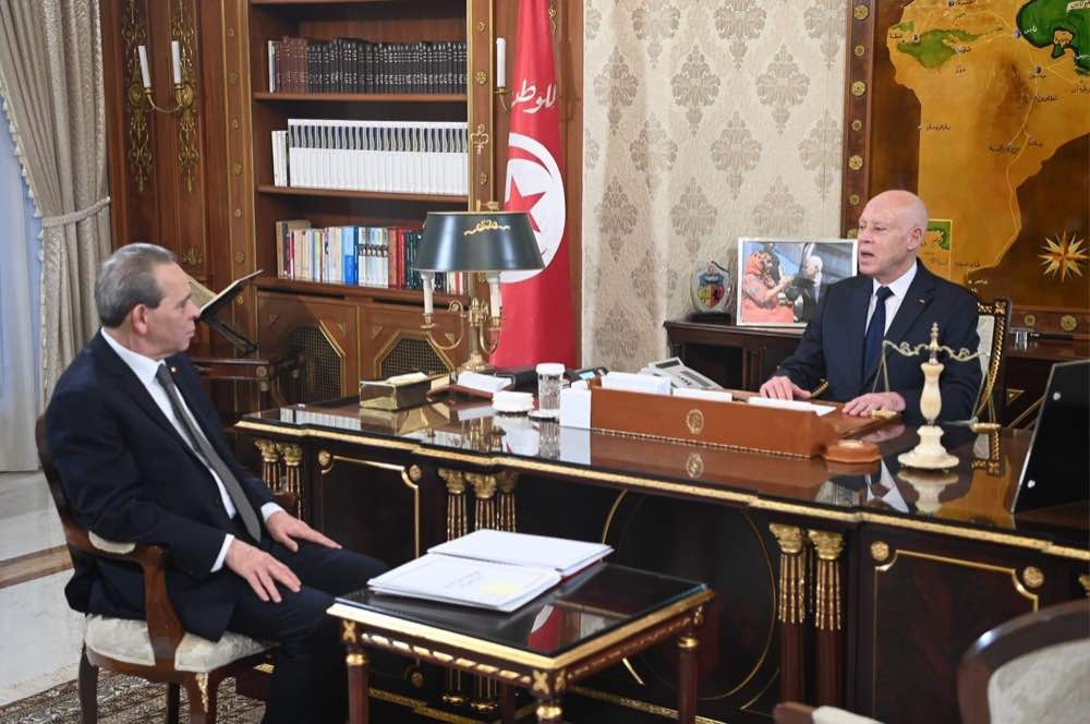 Tunisia-President Saied meets PM Hachani