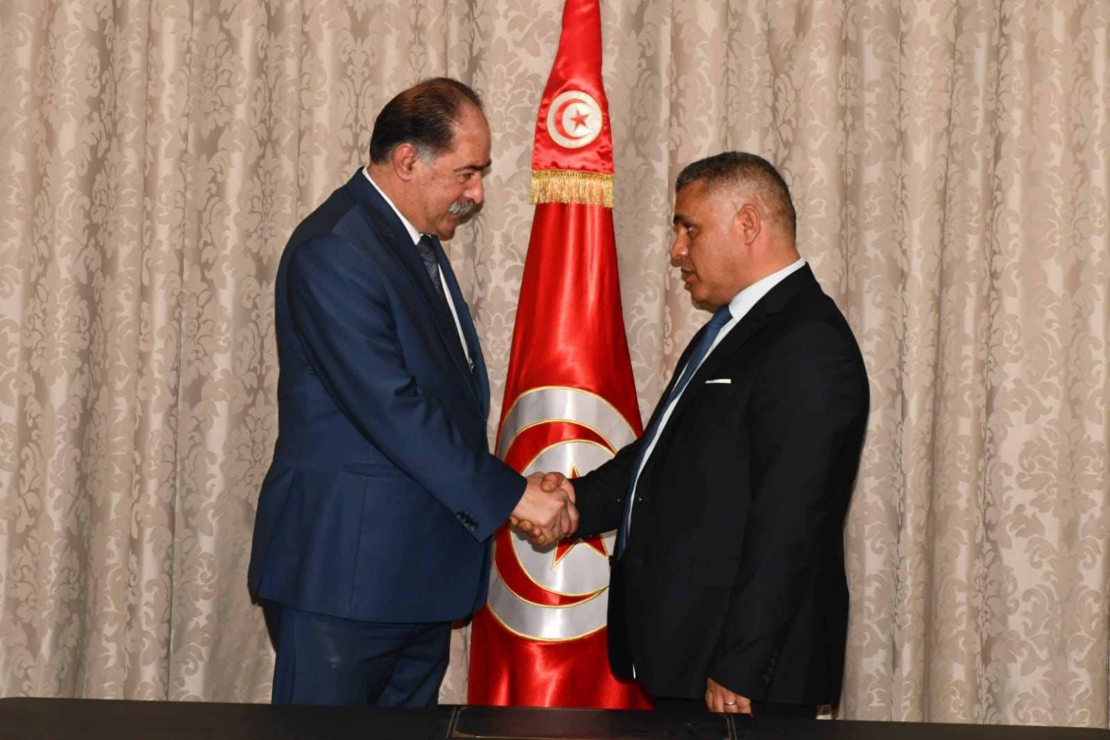 Tunisia – Ministry of  Interior: Handover ceremony between Khaled Ennouri and Kamel Feki